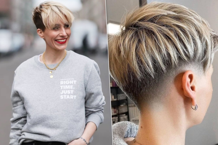 Пикси кроп стрижка