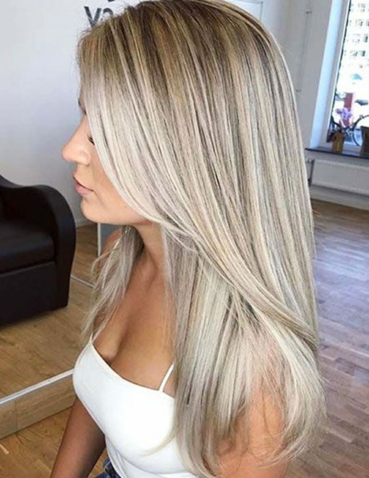 Блонд мелирование на русых