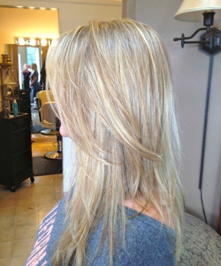 Мелирование на обесцвеченные волосы