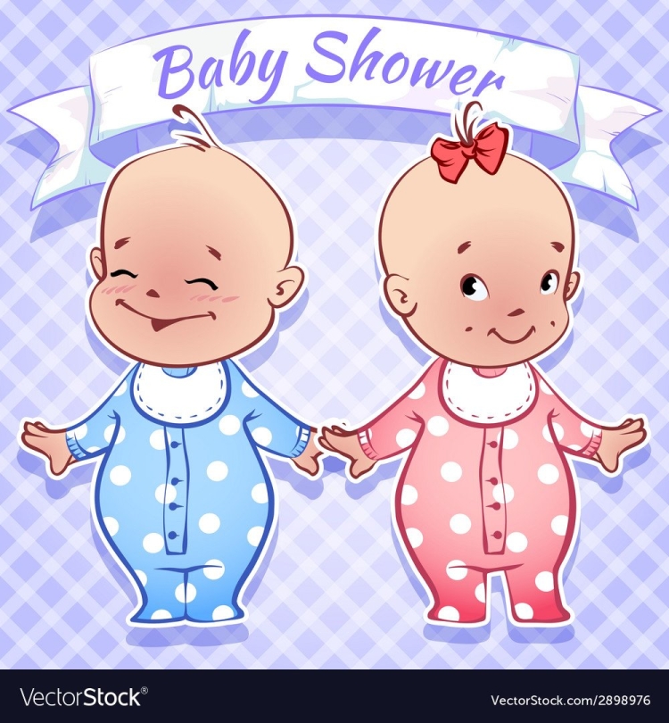 Открытки с рождением двойни