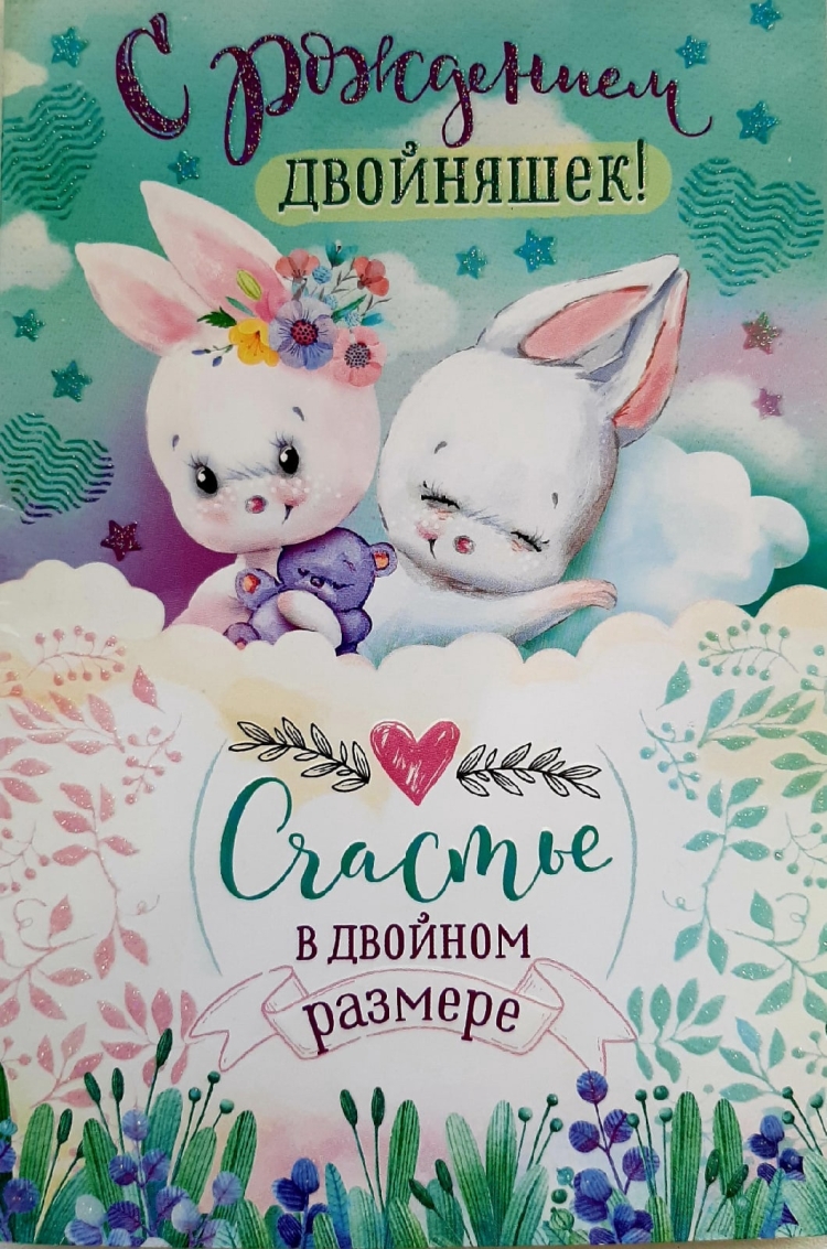 Поздравление с двойняшками