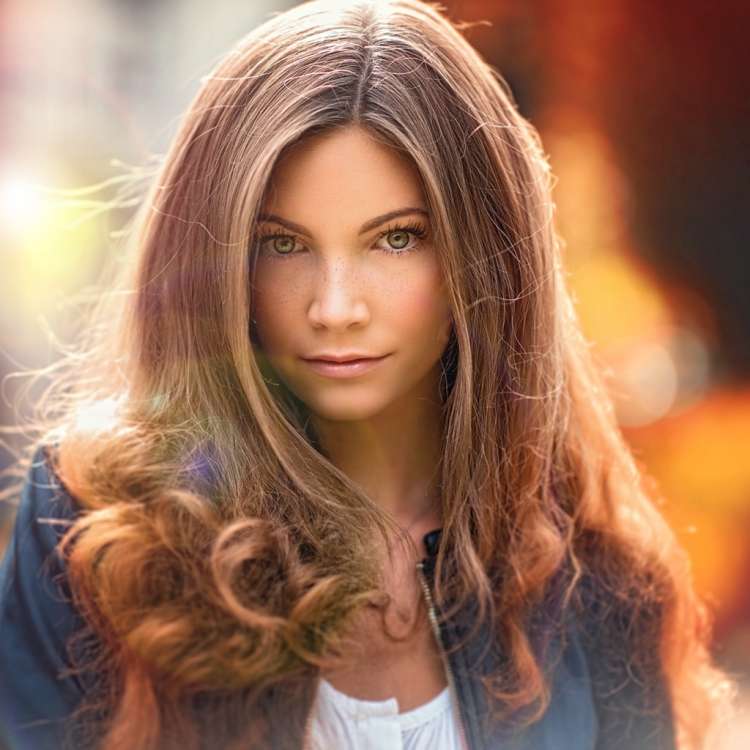 Красивые шатенки с медовыми глазами