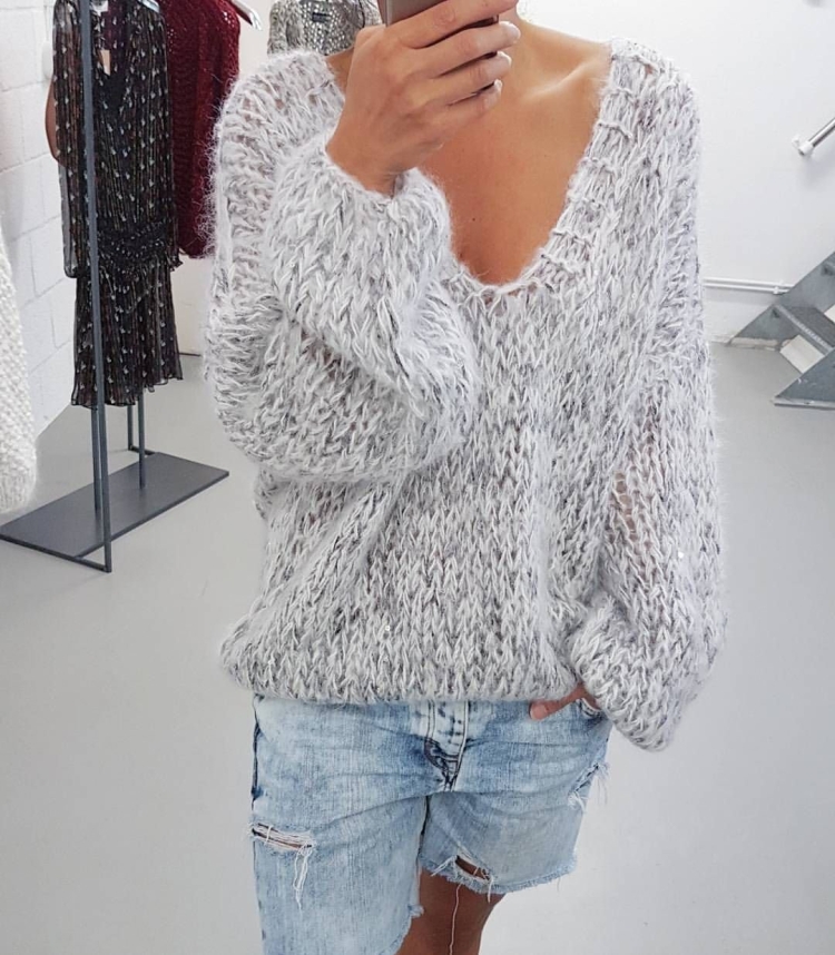 Вязаная кофта Инстаграмм