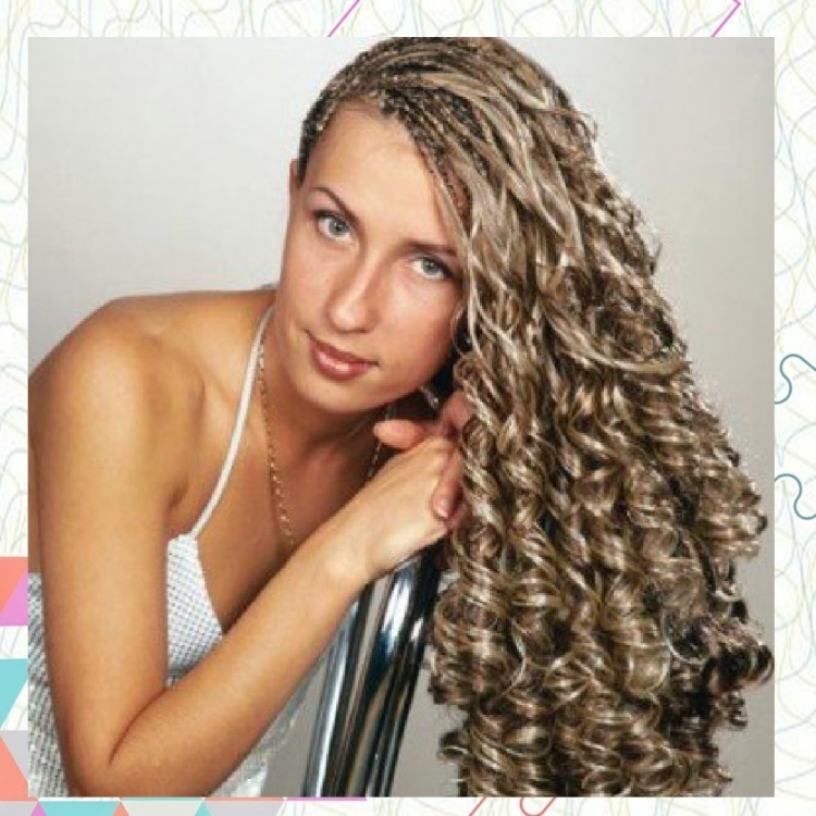 Африканские косички Локоны Керли