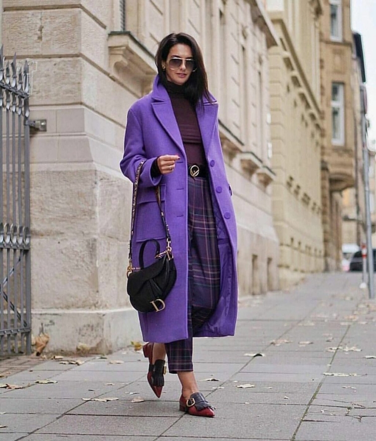Пальто сиреневое, фиолетовое