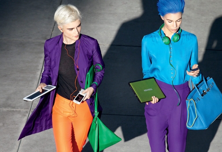 Стиль колор блокинг