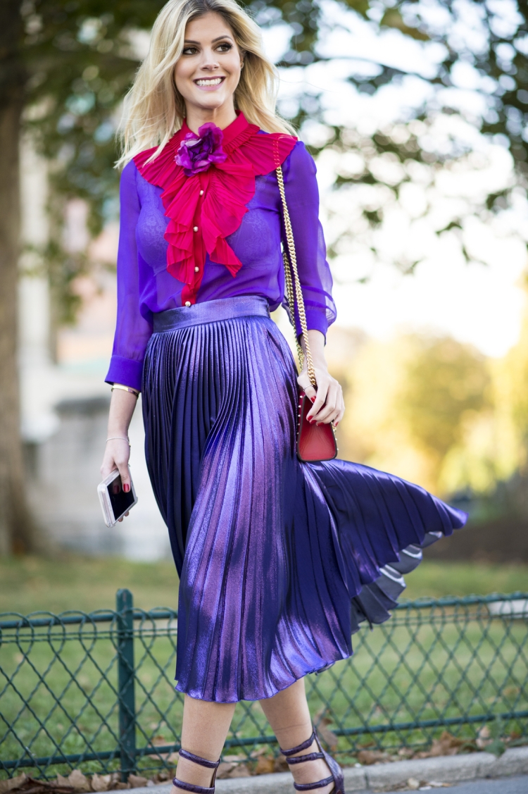 Сочетание с фиолетовым