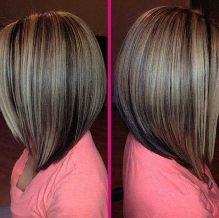 Каре Боб мелирование и тонирование