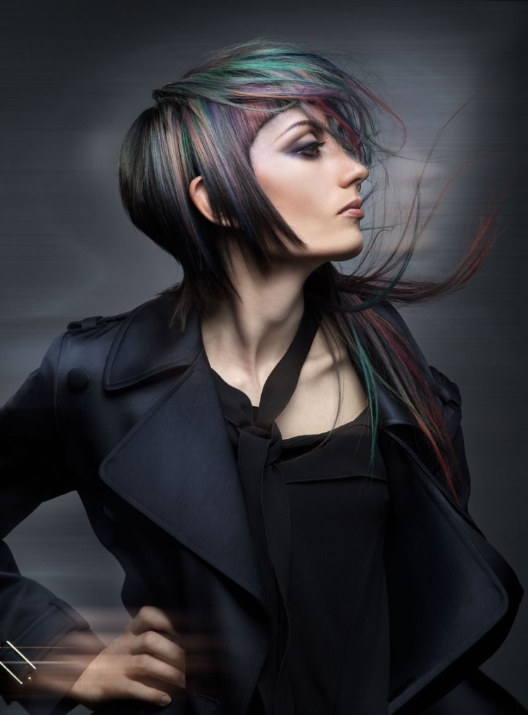 Гаврош стрижка женская на длинные