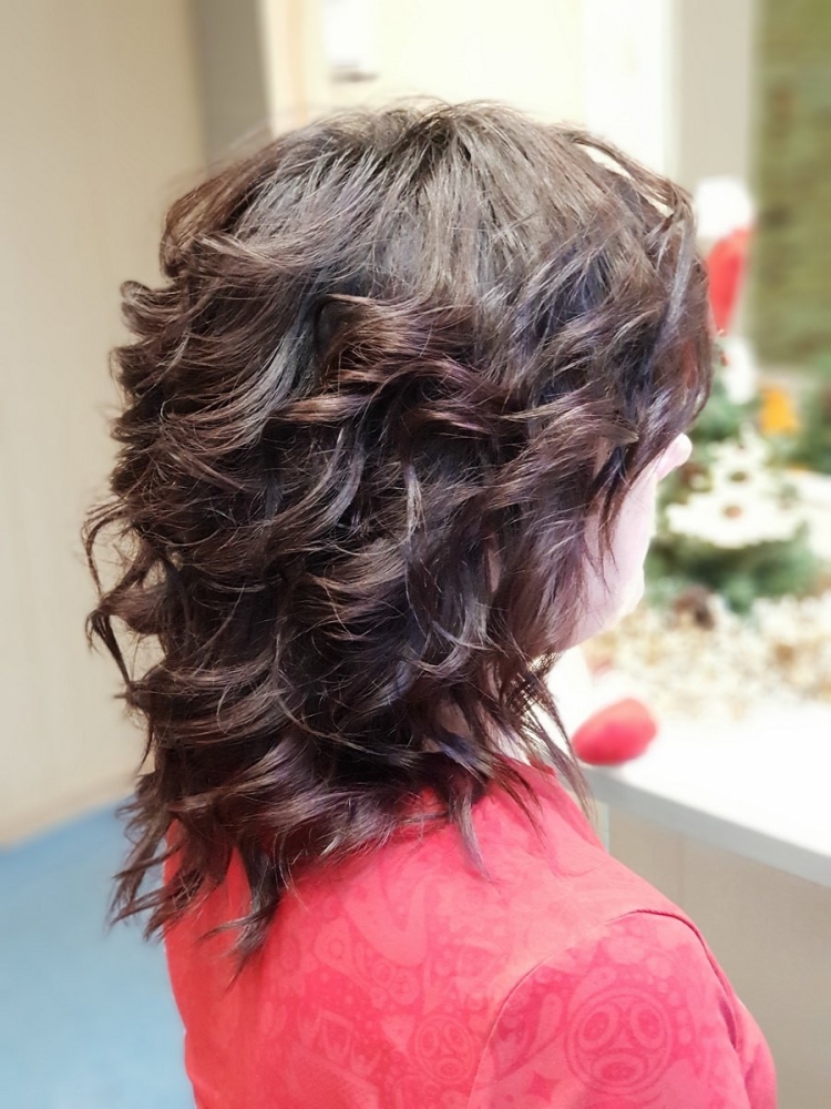 Стрижка дебют кудри