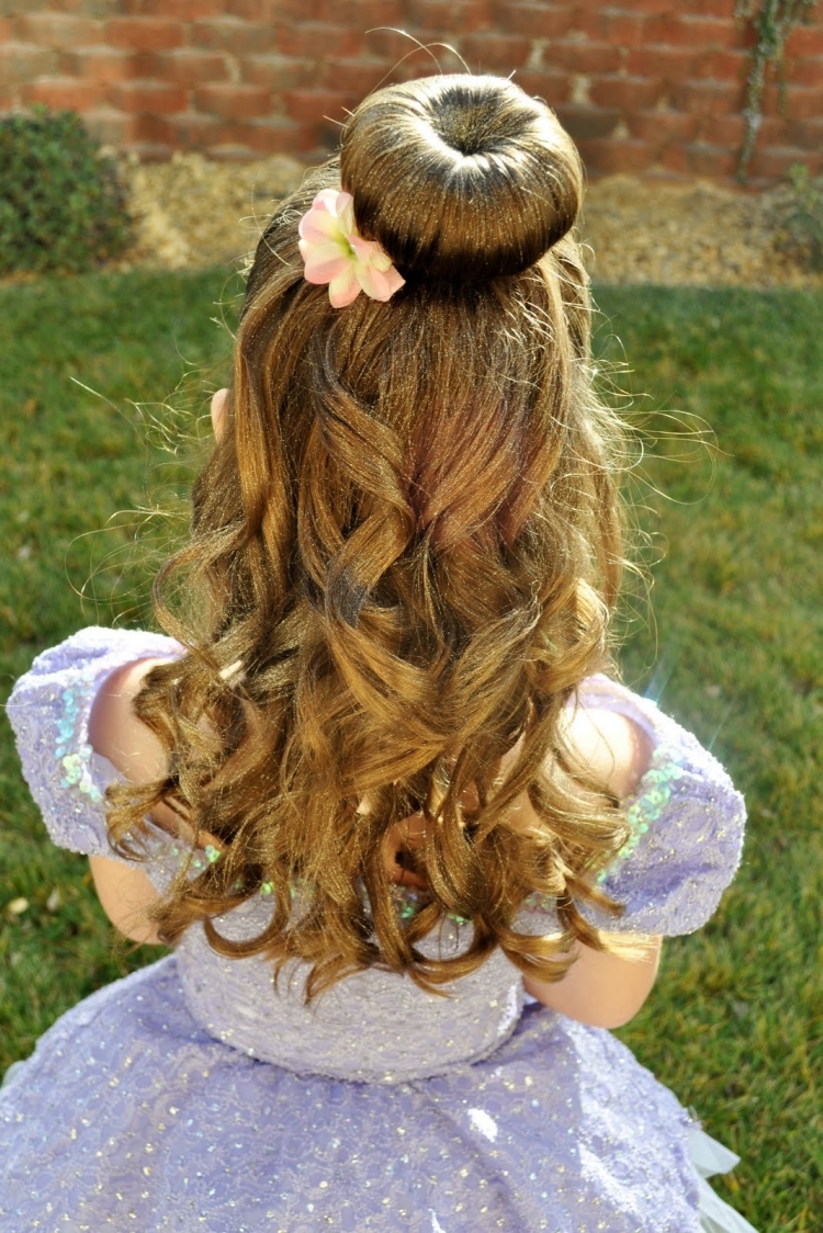 Прическа на день рождения девочке