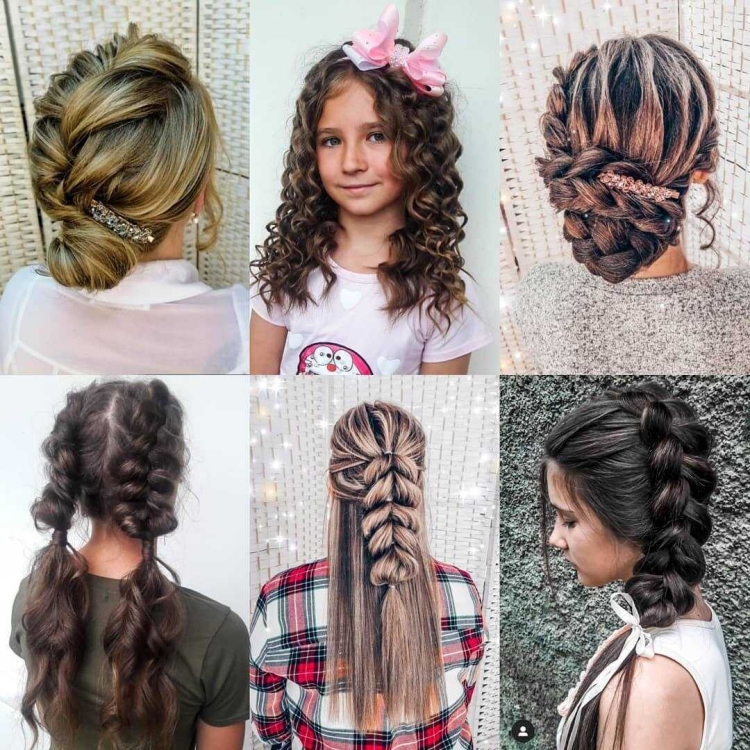 Прическа на день рождения девочке