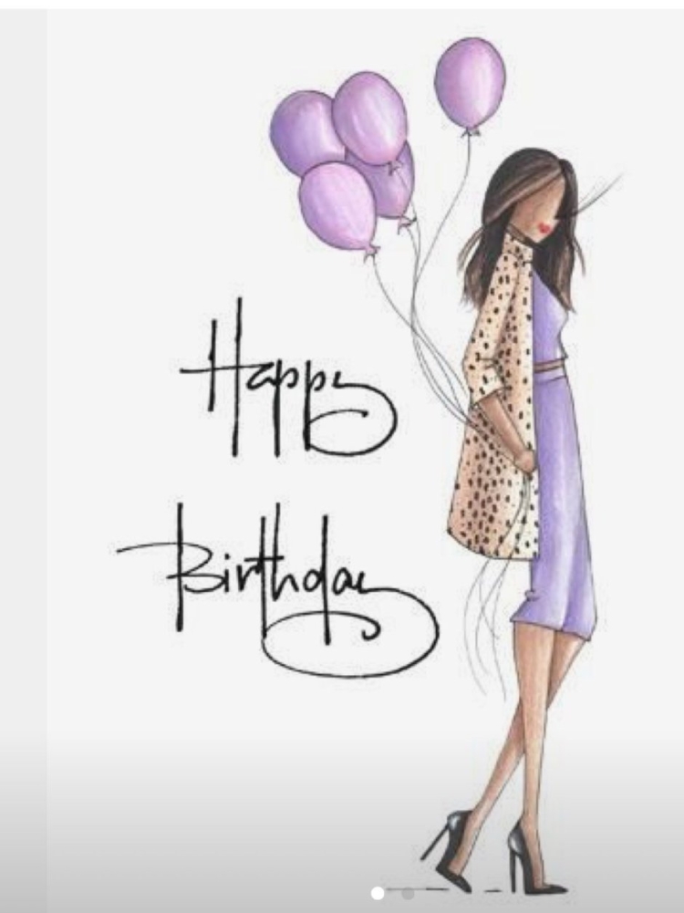 Стильная открытка девушке