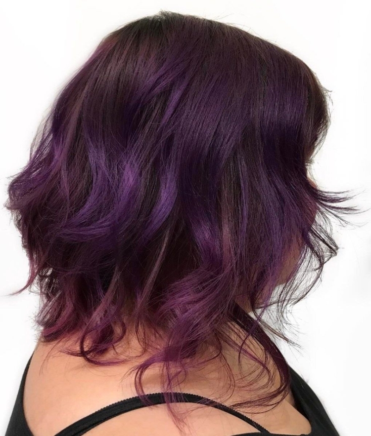 Цвет волос слива