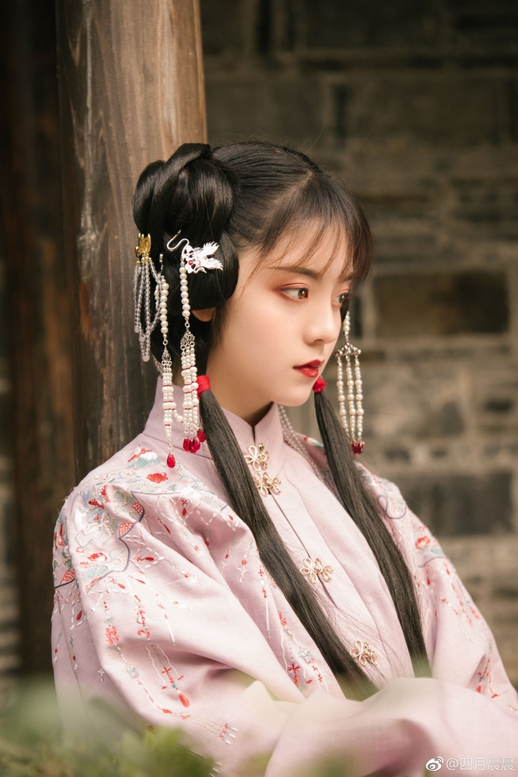 Китайские прически Ханьфу