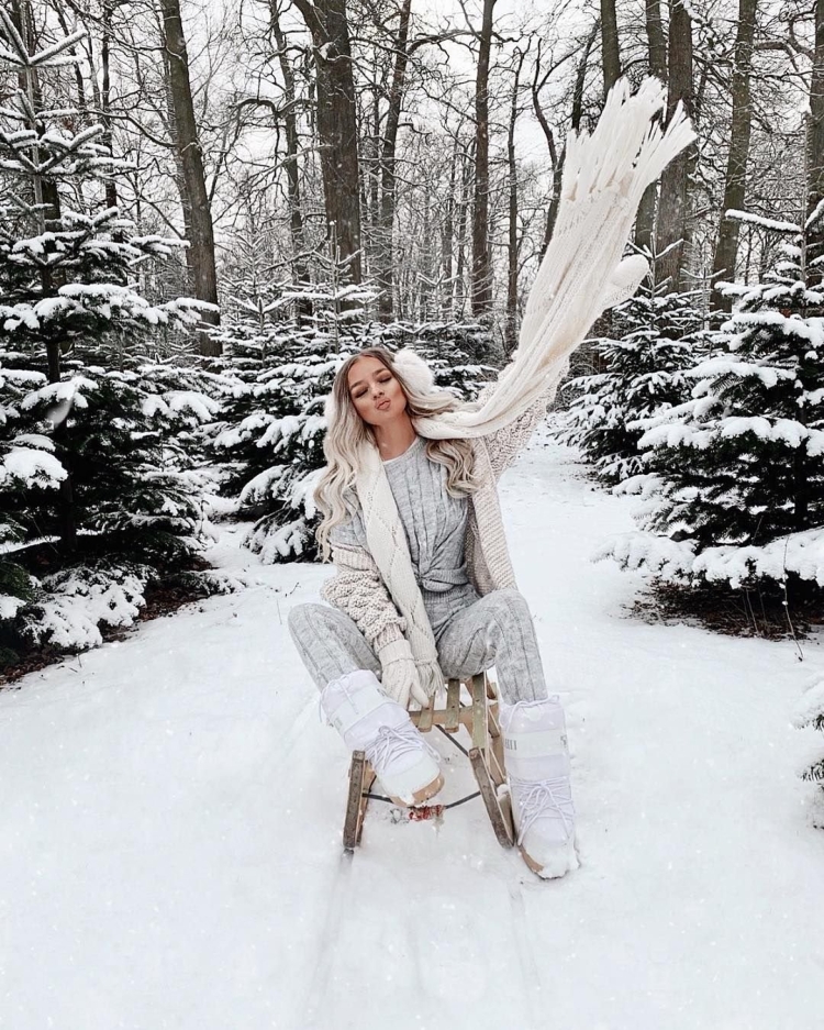 Фотосессия зимой 2022