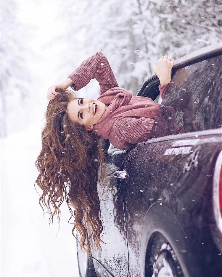 Фотосессия зимой