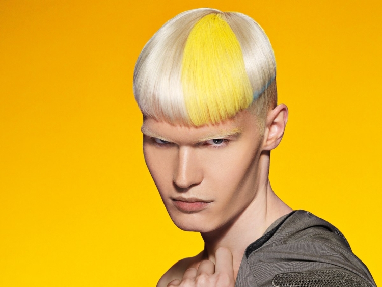 Креативное окрашивание мужских волос