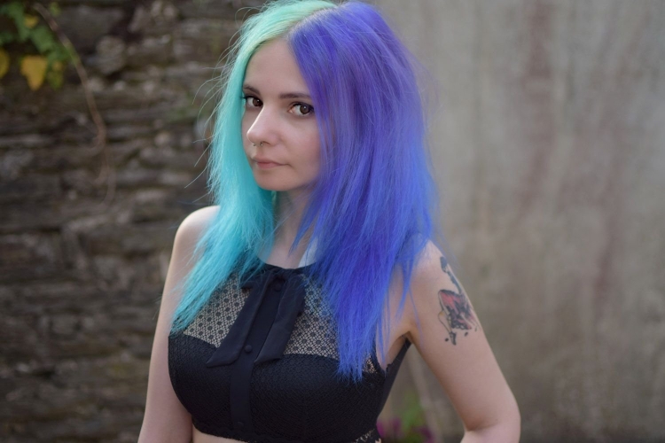 Цветные волосы сплит