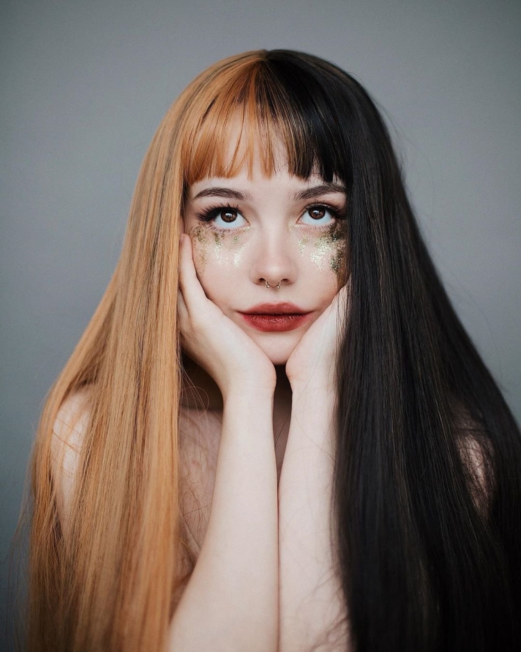 Сплит окрашивание волос