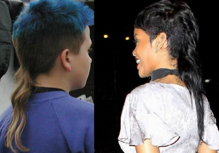 Маллет с хвостиком