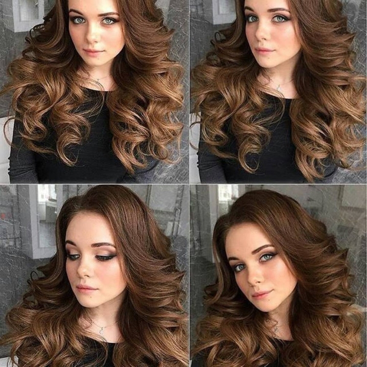 Объемные Локоны от лица