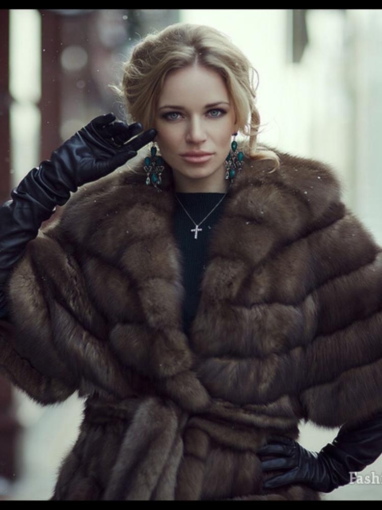 Шуба норковая fur Fashion industry