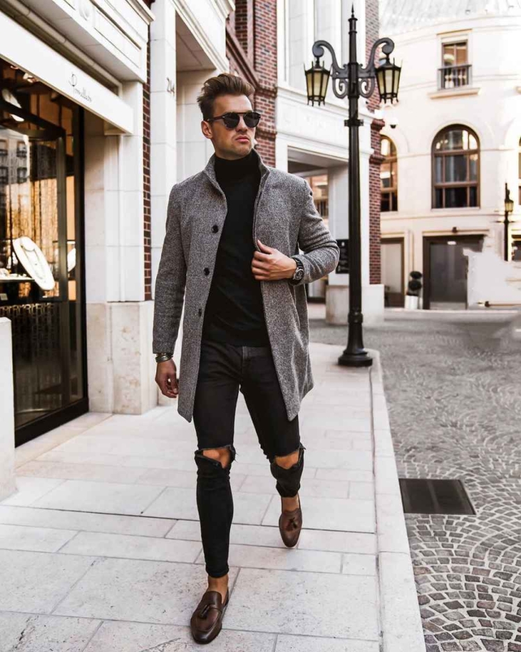 Модный стильный мужской лук