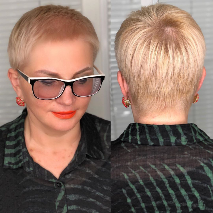 Очень короткие стрижки для женщин после 40