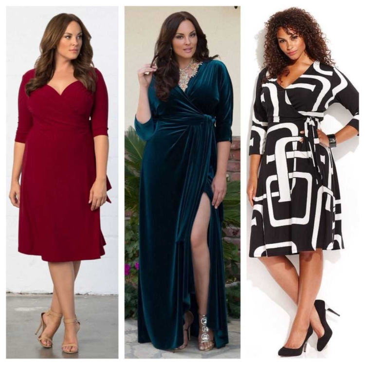 Платья скрывающие полноту