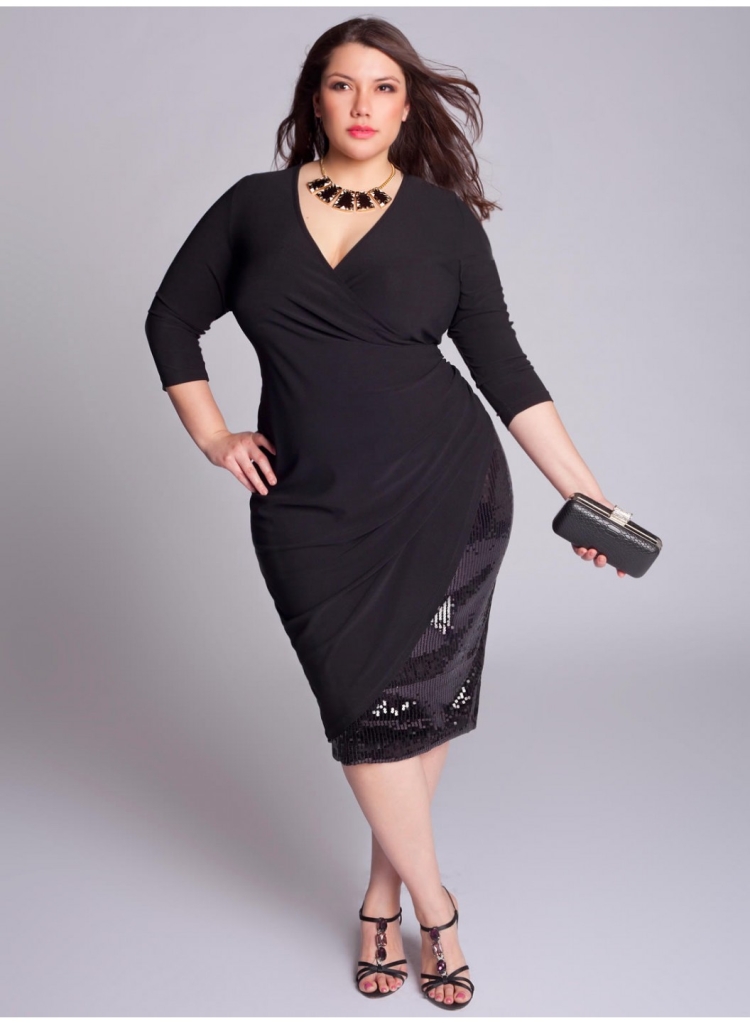 Платье женское для полных