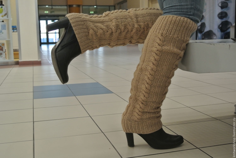 Гетры вязаные