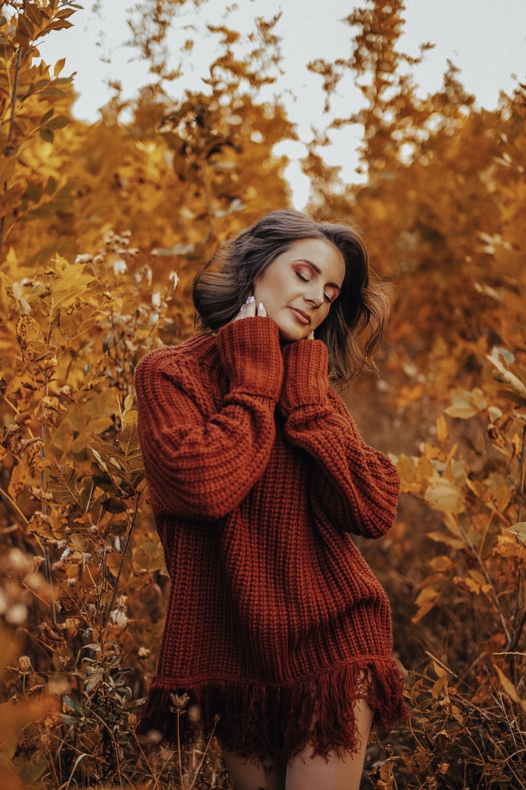 Осенняя фотосессия необычная