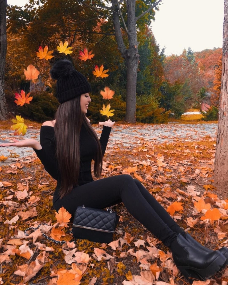 Осенняя фотосессия девушки