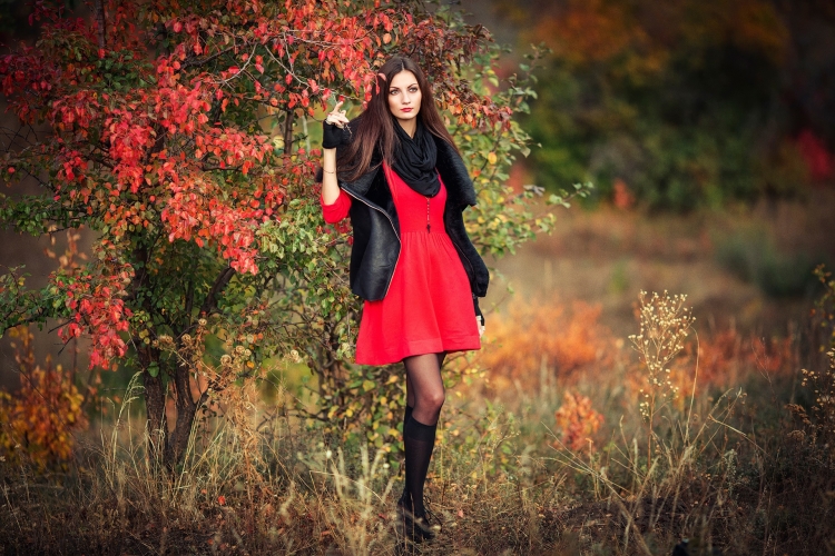 Осенние фотосессии на природе