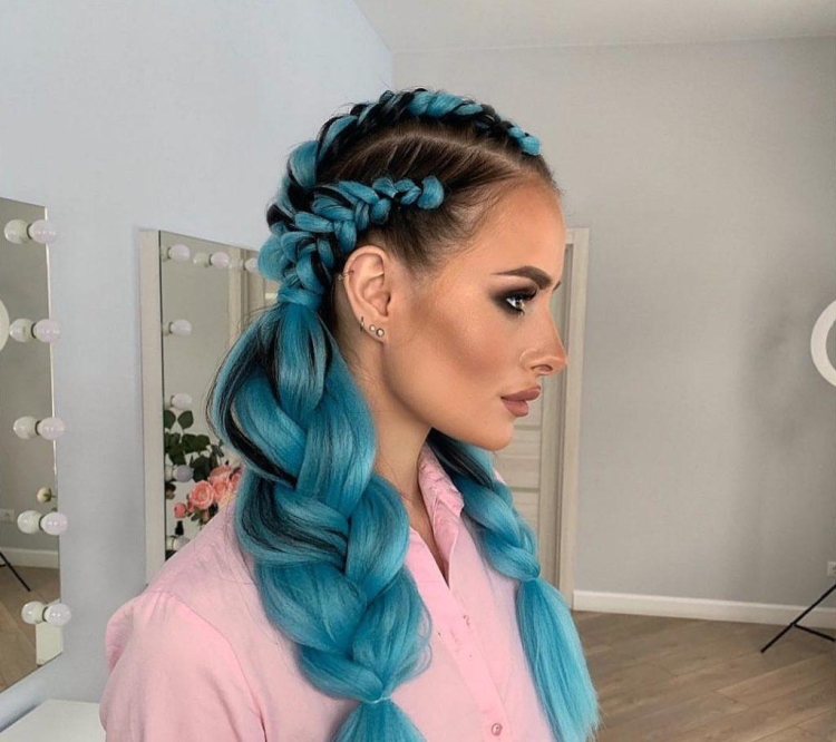 2д косы с канекалоном