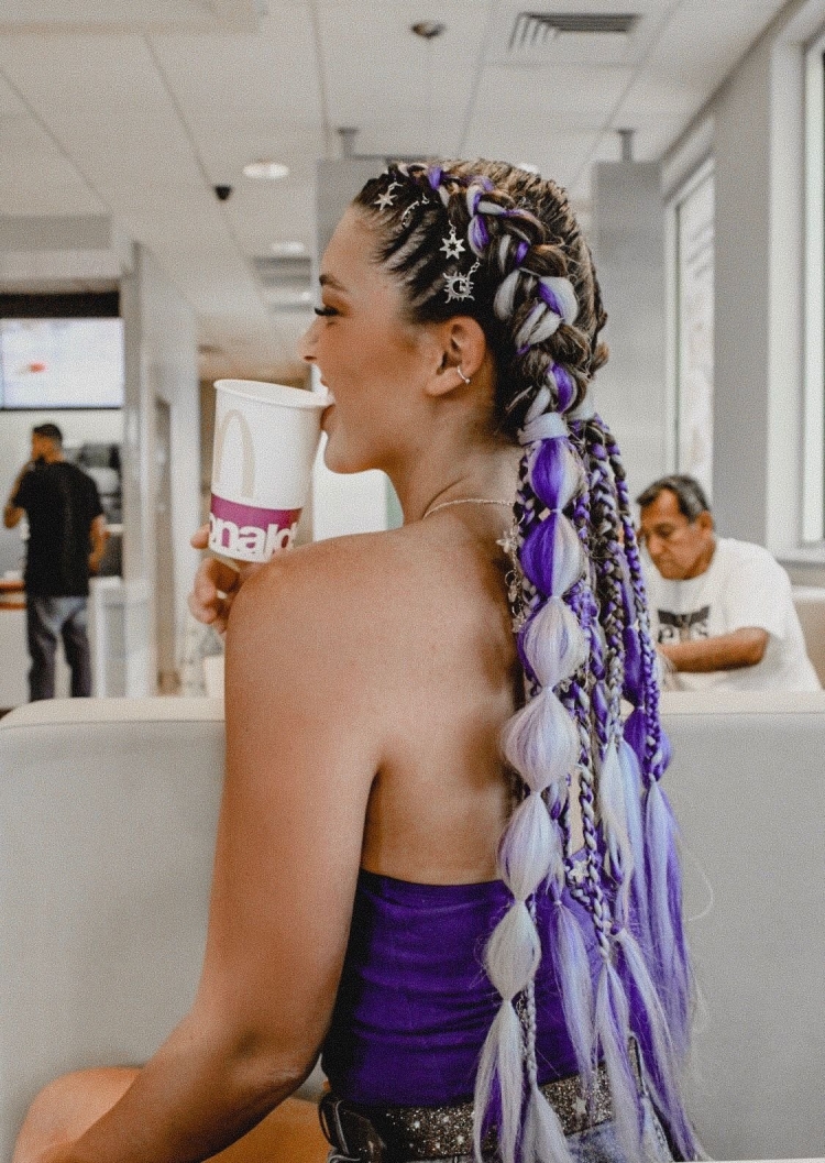 Брейды 6 кос с канекалоном