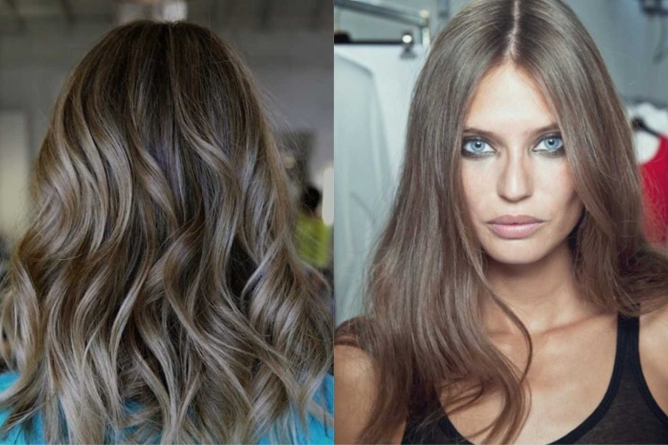 Тонирование русых волос в холодный