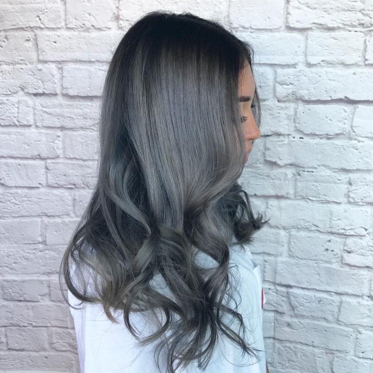 Дарк грей цвет волос