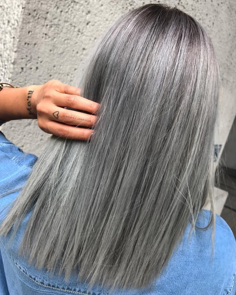 Тонирование в пепельный цвет