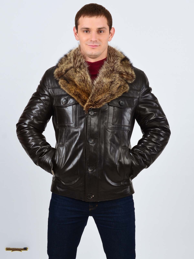 MEILIRONG дубленка мужская