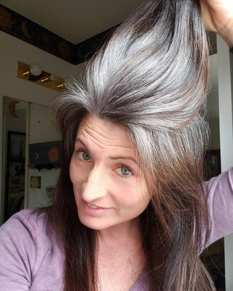 Окрашивание седины