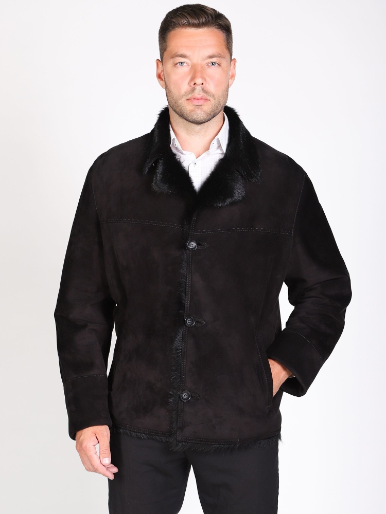 Дубленка мужская короткая