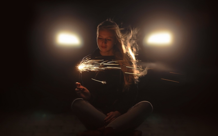 Фотосессия со светом