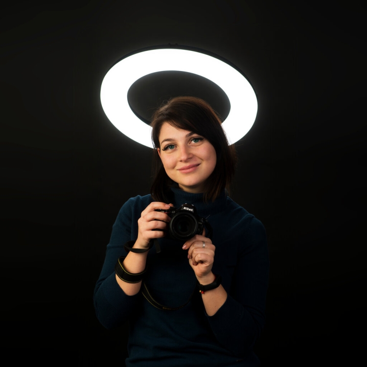 Фотосет с кольцевой лампой