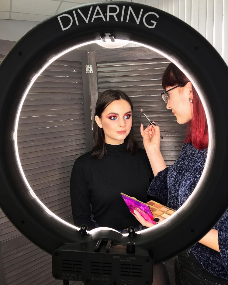 Фотосессия с кольцевой лампой