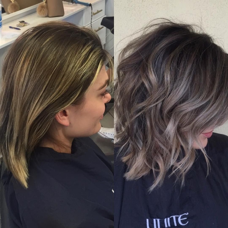 АИР тач на темные короткие волосы