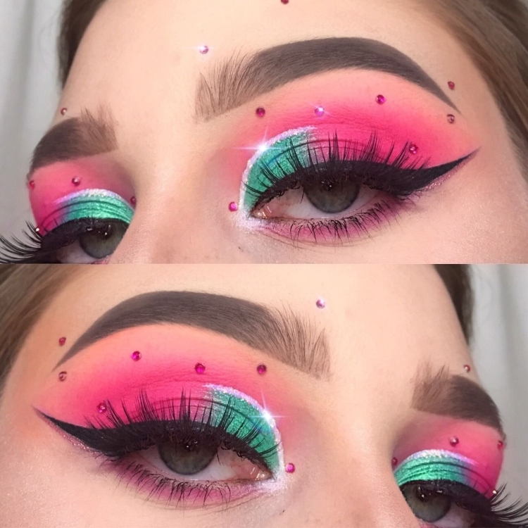 Необычные макияжи на др