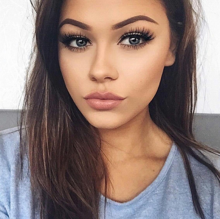 Идеальные брови для брюнеток