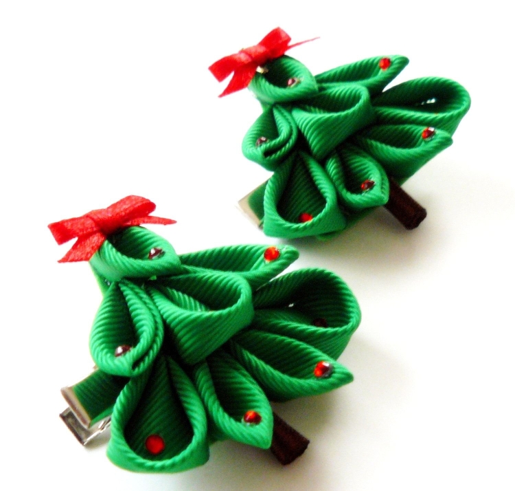 Новогодние заколки